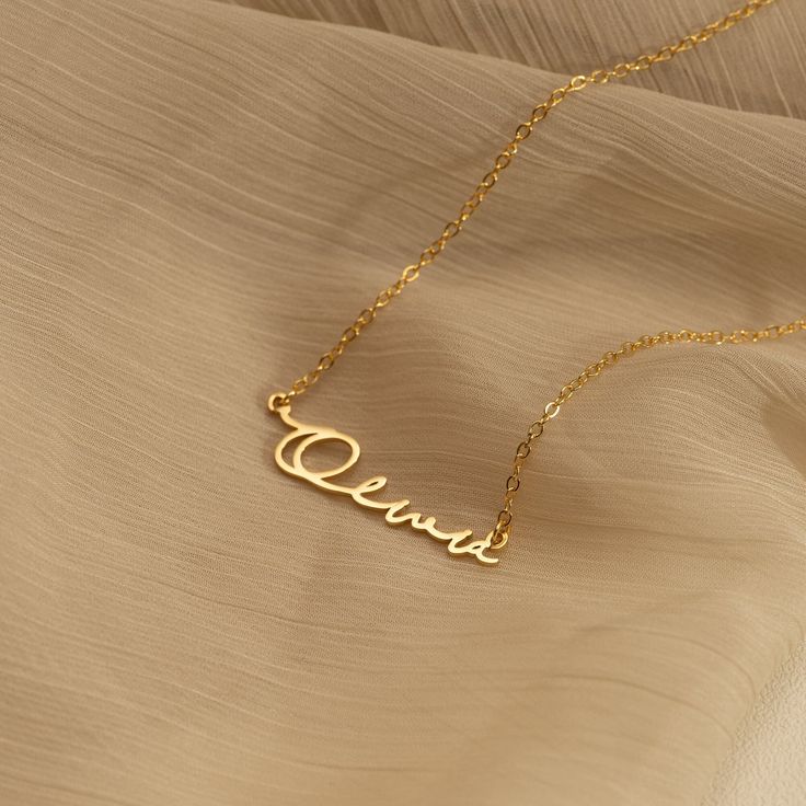 Signature Name Necklace